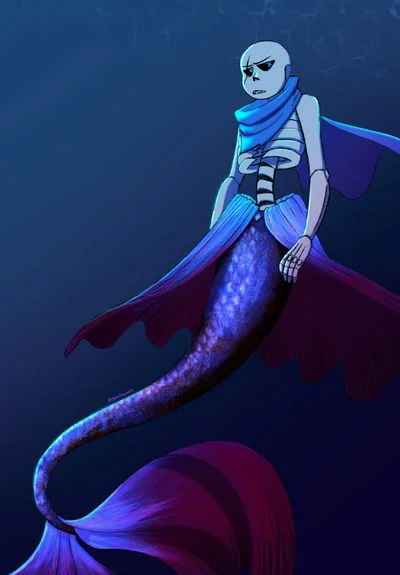 SwapFell Sans Betta fish Mer bitty