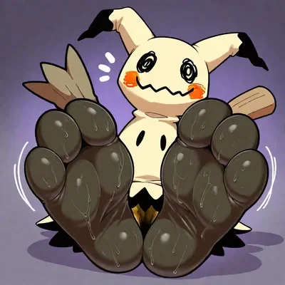 Sweaty Mimikyu's feet