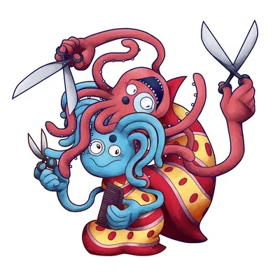 Takoyama (Hairdresser Octopus)