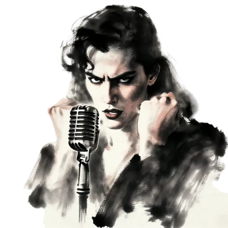 Noir Singer · Ink Wash (Fierce)
