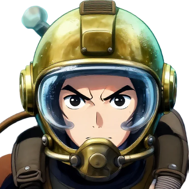 Deep Sea Diver · Clean Linework (Fierce)