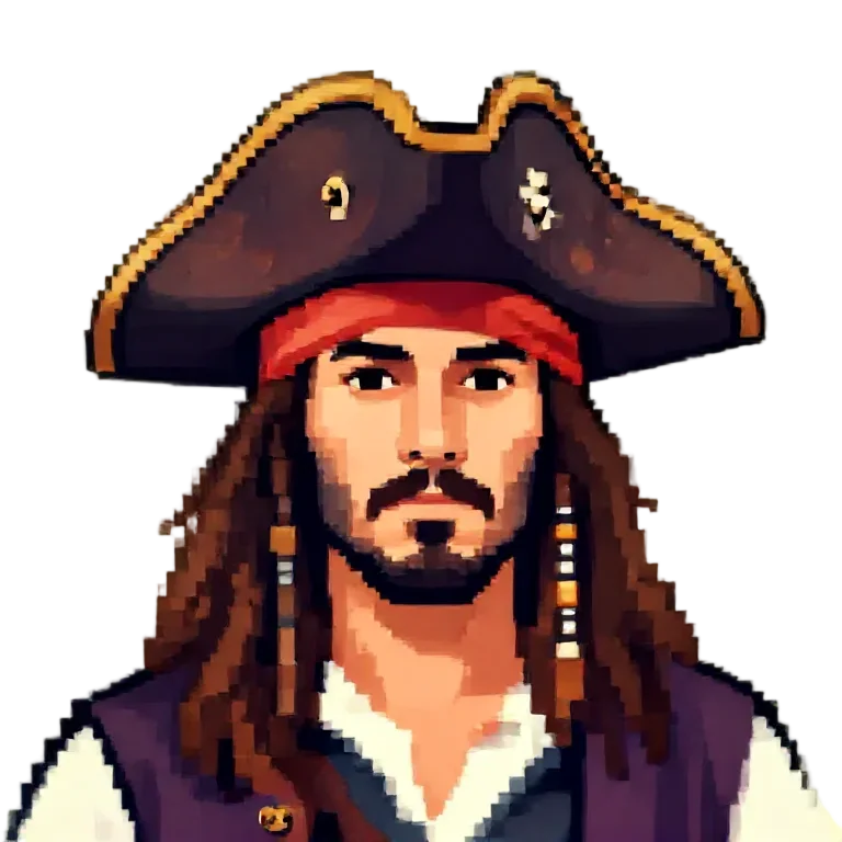 Pirate Captain · Retro Pixel (Calm)