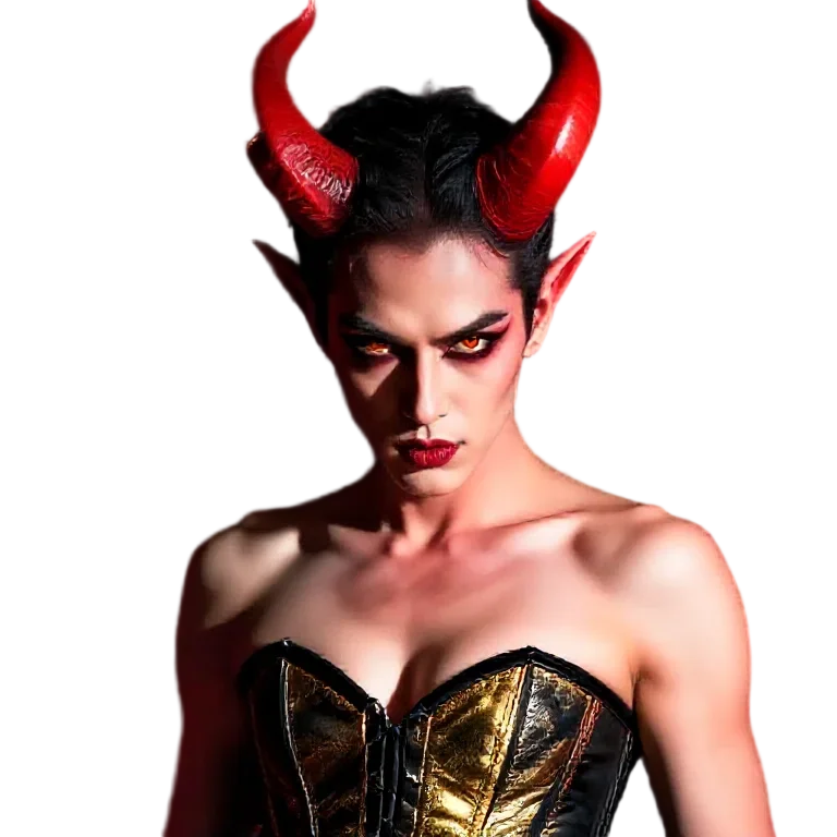 Demon Nightclub Owner · Studio Portrait (Fierce)