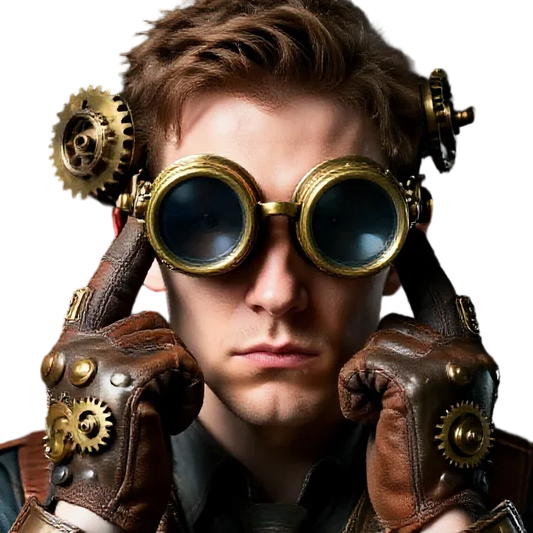 Steampunk Inventor · Hyper Real (Fierce)