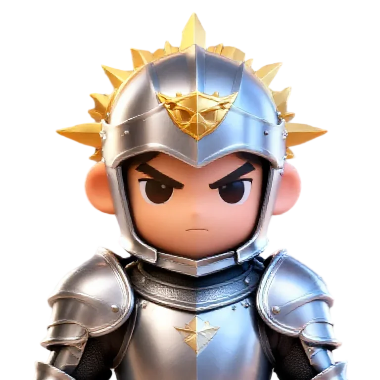 Paladin Knight · Ink Brush Anime (Fierce)