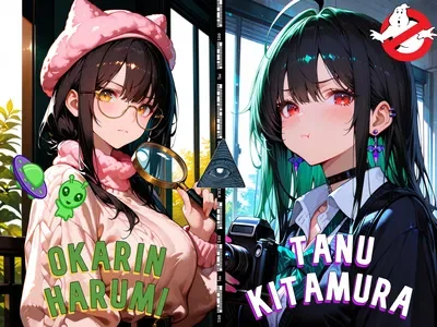 👽👻Tanu & Okarin - Specters & Saucers