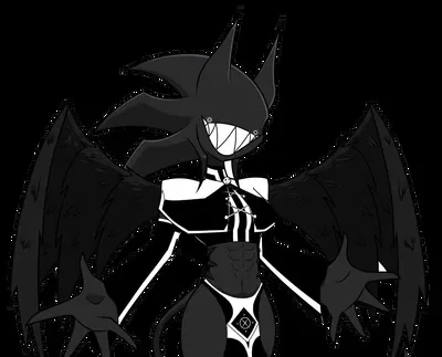 The Black Grinning Angel