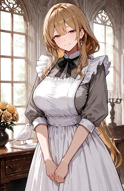 The maid who raised you as her own child