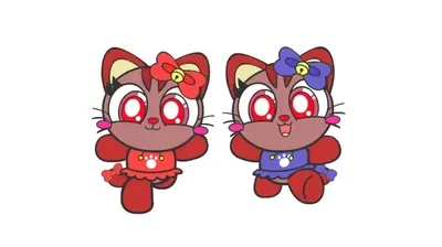 The twins/dede and dada -pretty blood ❤-