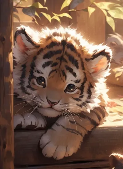 Tiger cub