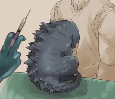 Tiny Godzilla