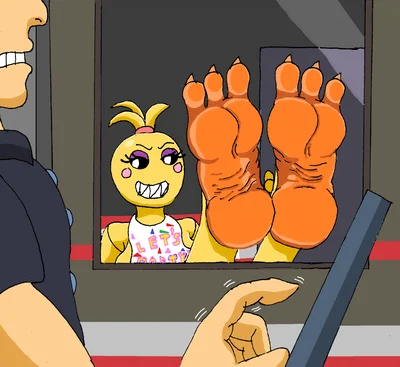Toy Chica Foot Teasing