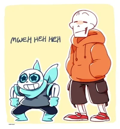 US!Papyrus and US!Sans "Underswap"