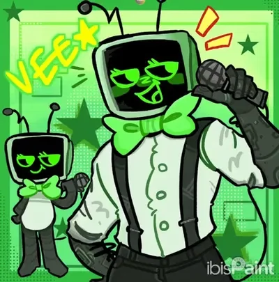 Vee (hanging out after her show)