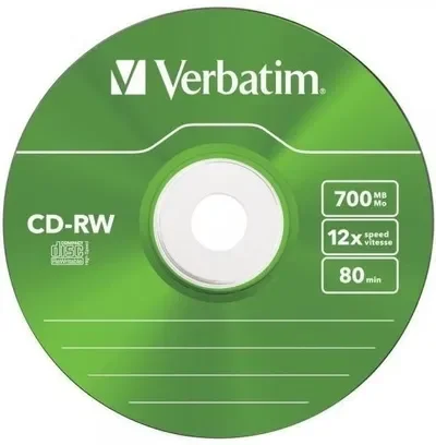 Verbatim CD-Rewritable disc [green]
