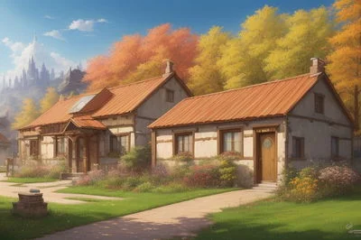 Village in the Woods (WIP)