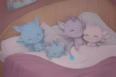 Vincent, Tobi, Sarah, and Lila