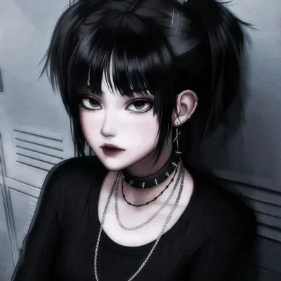 Watching true crime videos with Mikasa