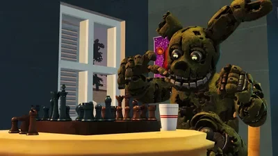 What if Springtrap was secretly a chill guy? I AU