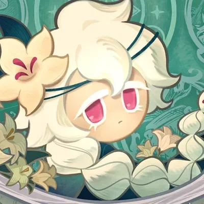 •~White Lily Cookie~•