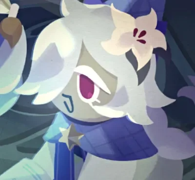 ˖°❀⋆.ೃ࿔* White Lily Cookie