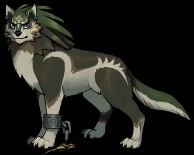 Wolf Link a cursed hero