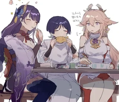 Yae Miko & Raiden Ei