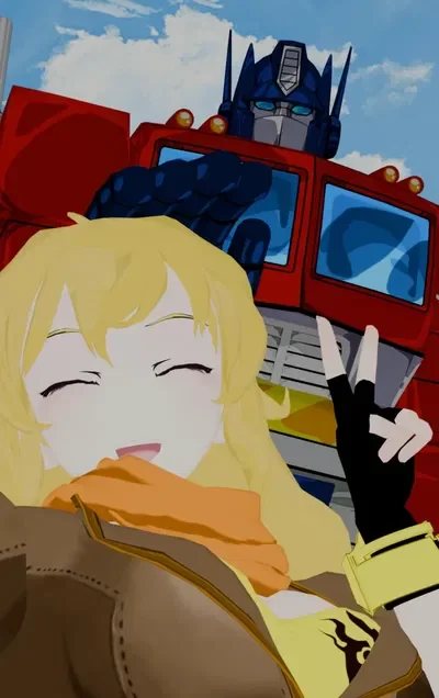 Yang Xiao Long and Optimus Prime