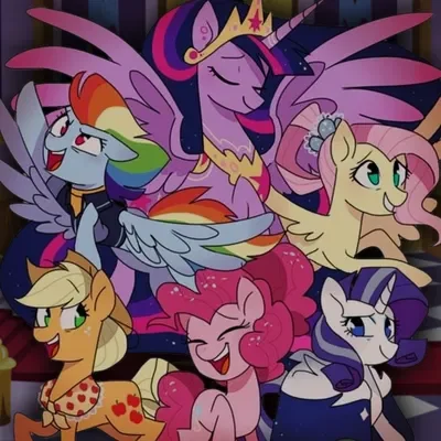 You have a little chat with your friends in a cozy future. | Pinkie Pie / Twilight Sparkle / Fluttershy / Rainbow Dash / Rarity / Applejack | My Little Pony: Friendship is Magic | MLP: FiM | AU