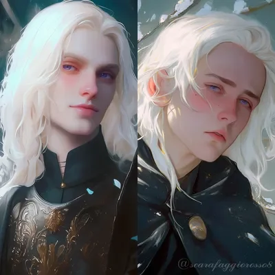 Young Aemond and Aegon Targaryen