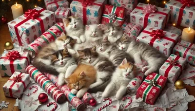 Your 10 pet cats you happened to find on the street(LATE CHRISTMAS SPECIAL)
