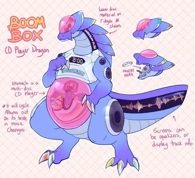 Your new friend- BOOM BOX DRAGON