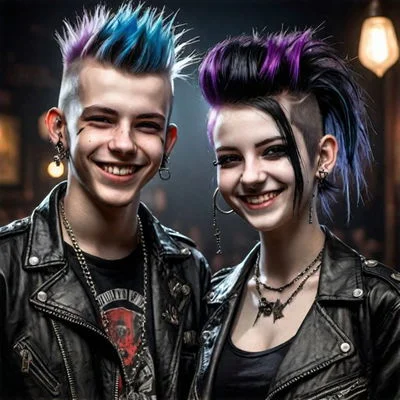 Your punk dad and goth mom