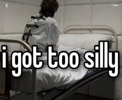 You’ve gotten too silly.