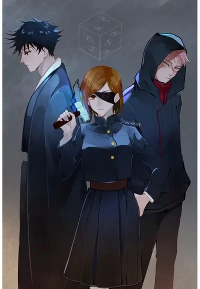 Yuji Itadori, Megumi Fushiguro and Nobara Kugisaki